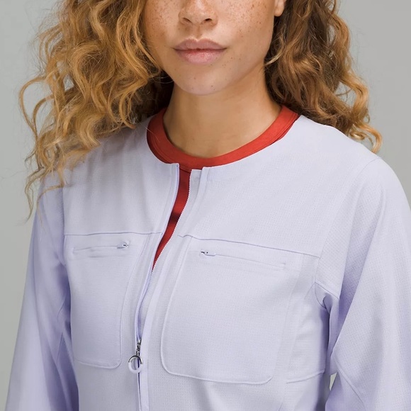 NWT Lululemon Ventlight Zippered Jumpsuit, Pastel Blue - Picture 2 of 8